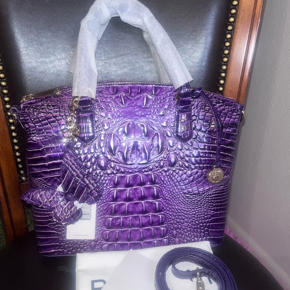Brahmin Duxbury Ultraviolet Set & Butterfly Tassel - Picture 8 of 16